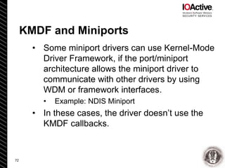 Reverse Engineering and Bug Hunting on KMDF Drivers - Enrique Nissim ...