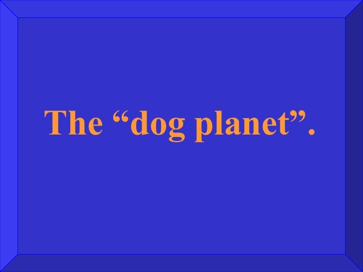 Enriques Jeopardy Solar System Game