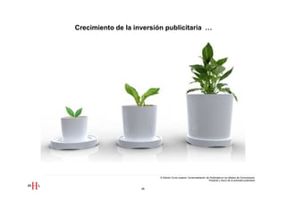 Crecimiento de la inversión publicitaria …




                          III Edición Curso superior Comercialización de Publicidad en los Medios de Comunicación
                                                                        Presente y futuro de la actividad publicitaria


                    48
 