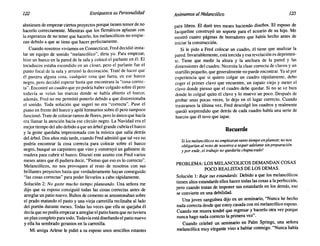 122 Enriquezca su Personalidad Animemos alMelanc6lico 123
abstienen de empezar ciertos proyectos porque tienen temor de no
hacerlo correctamente. Mientras que los flemáticos aplazan con
la esperanza de no tener que hacerlo, los melancólicos no empie-
zan debido a que se tiene que hacer perfectamente.
Cuando nosotros vivíamos en Connecticut, Fred decidió insta-
lar un equipo de sonido "melancólico", diría yo. Para empezar,
hizo un hueco en la pared de la sala y colocó el parlante en él. El
tocadiscos estaba escondido en un closet, pero el parlante fue el
punto focal de la sala y arruinó la decoración. Traté de hacer que-
él pusiera alguna cosa, cualquier cosa que fuera, en ese hueco
negro, pero decidió esperar hasta que encontrara la "cosa correc-
ta". Encontré un cuadro que yo podría haber colgado sobre él pero
todavía se veían las marcas donde se había abierto el hueco;
además, Fred no me permitió ponerlo debido a que distorsionaba
el sonido. Toda solución que sugerí no era "correcta". Puse el
piano en frente del hueco y apilé himnarios sobre él pero tampoco
funcionó. Trate de colocarramos de flores, pero lo único que hacía
era llamar la atención hacia ese círculo negro. La Navidad era el
mejor tiempo del año debido aque un árbol grande cubría el hueco
y la gente quedaba impresionada con la música que salía detrás
del árbol. Dos años más tarde, cuando Fred admitió que tal vez no
podría encontrar la cosa correcta para colocar sobre el hueco
negro, busqué un carpintero que vino y construyó un gabinete de
madera para cubrir el hueco. Discutí este asunto con Fred varios
meses antes que él pudiera decir, "Pienso que eso es lo correcto".
Melancólicos, no nos provoquen al resto de nosotros con sus
brillantes proyectos hasta que verdaderamente hayan conseguido
"las cosas correctas" para poder llevarlos a cabo rápidamente.
Solución 2: No gaste mucho tiempo planeando. Una señora me
dijo que su esposo consiguió todas las cosas correctas antes de
arreglar un patio nuevo. Bultos de cemento se amontonaban sobre
el prado matando el pasto y una vieja carretilla reclinaba al lado
del portón durante meses. Todas las veces que ella se quejaba él
decía que no podía empezar a arreglar el patio hasta que no tuviera
un plan completo para todo. Todavía está diseñando el patio nuevo
y ella ha sembrado geranios en la carretilla.
Mi amiga ATIene le pidió a su esposo unos sencillos estantes
para libros. El duró tres meses haciendo dise~os. El es~so de
Jacqueline construyó un soporte para el acuano de su hIJO. Me
mostró cuatro páginas de borradores que había hecho antes de
iniciar la construcción.
Si le pido a Fred colocar un cuadro, él tiene que analizar la
pared. Invariablemente, está torcida y esa revelación es deprimen-
te. Tiene que medir la altura y la anchura de la pared y las
dimensiones del cuadro. Necesita la clase correcta de clavos y un
martillo pequeño, que generalmente no puede encontrar. Yasé por
experiencia que si quiero colgar un cuadro rápidamente, debo
coger el primer clavo que encuentre, un zapato viejo y meter el
clavo donde pienso que el cuadro debe quedar. Si no se ve bien
donde lo colgué quito el clavo y lo muevo un poco. Después de
probar unas pocas veces, lo dejo en el lugar correcto. Cuando
trasteamos la última vez, Fred descolgó los cuadros y realmente
quedó sorprendido que detrás de cada cuadro había una serie de
huecos que él tuvo que tapar.
Recuerde
Si losmelancólicos noemplearan tantotiempoenplanear, nonos
obligaríanal restode nosotros a seguiradelantesinpreparación
y por ende,el trabajono quedaríachapuceado!
PROBLEMA: LOS MELANCOLICOS DEMANDAN COSAS
POCO REALISTAS DE LOS DEMAS.
Solución 1: Baje sus estandards: Debido a que los melancólicos
tienen altos estandards ellos hacen todas las cosas a la perfección,
pero cuando tratan de imponer sus estandards en los demás, eso
se convierte en una debilidad.
Una joven sanguínea dijo en un seminario, "Nunca he hecho
nada correcta desde que estoy casada con mi melancólico esposo.
Cuando me muera tendré que regresar y hacerlo otra vez porque
nunca hago nada correcto la primera vez".
Cuando celebré un seminario en Palm Springs, una señora
melancólica muy elegante vino a hablar conmigo. "Nunca había
 