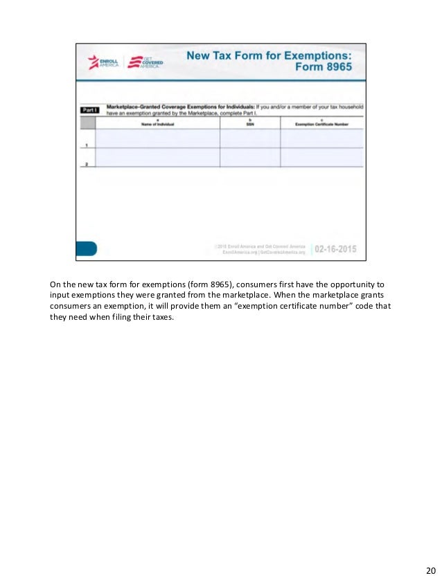 exemption form 8965 type Health Understanding and Tax Connection the Filing Between exemption form 8965 type Health Understanding and Tax Connection the Filing Between