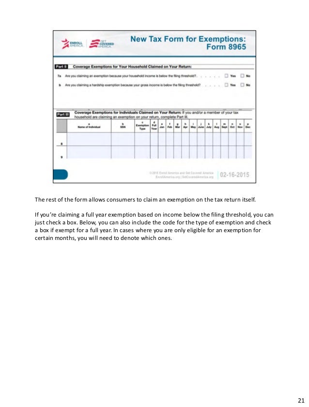 8965 type exemption form Health the and Understanding Between Tax Filing Connection 8965 type exemption form Health the and Understanding Between Tax Filing Connection