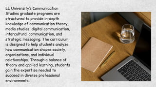 Enroll In Communication Studies Graduate Programs | PDF