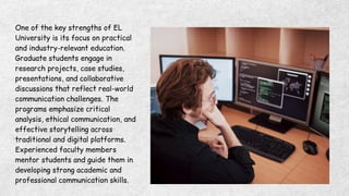 Enroll In Communication Studies Graduate Programs | PDF