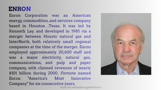 Internorth In-Depth Analysis of the Enron Scandal: Corporate Fraud and Its ...