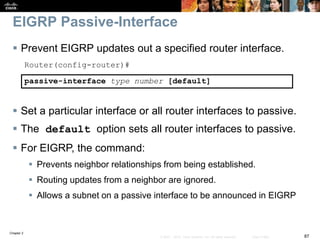 CCNP Route EIGRP Overview | PPTX