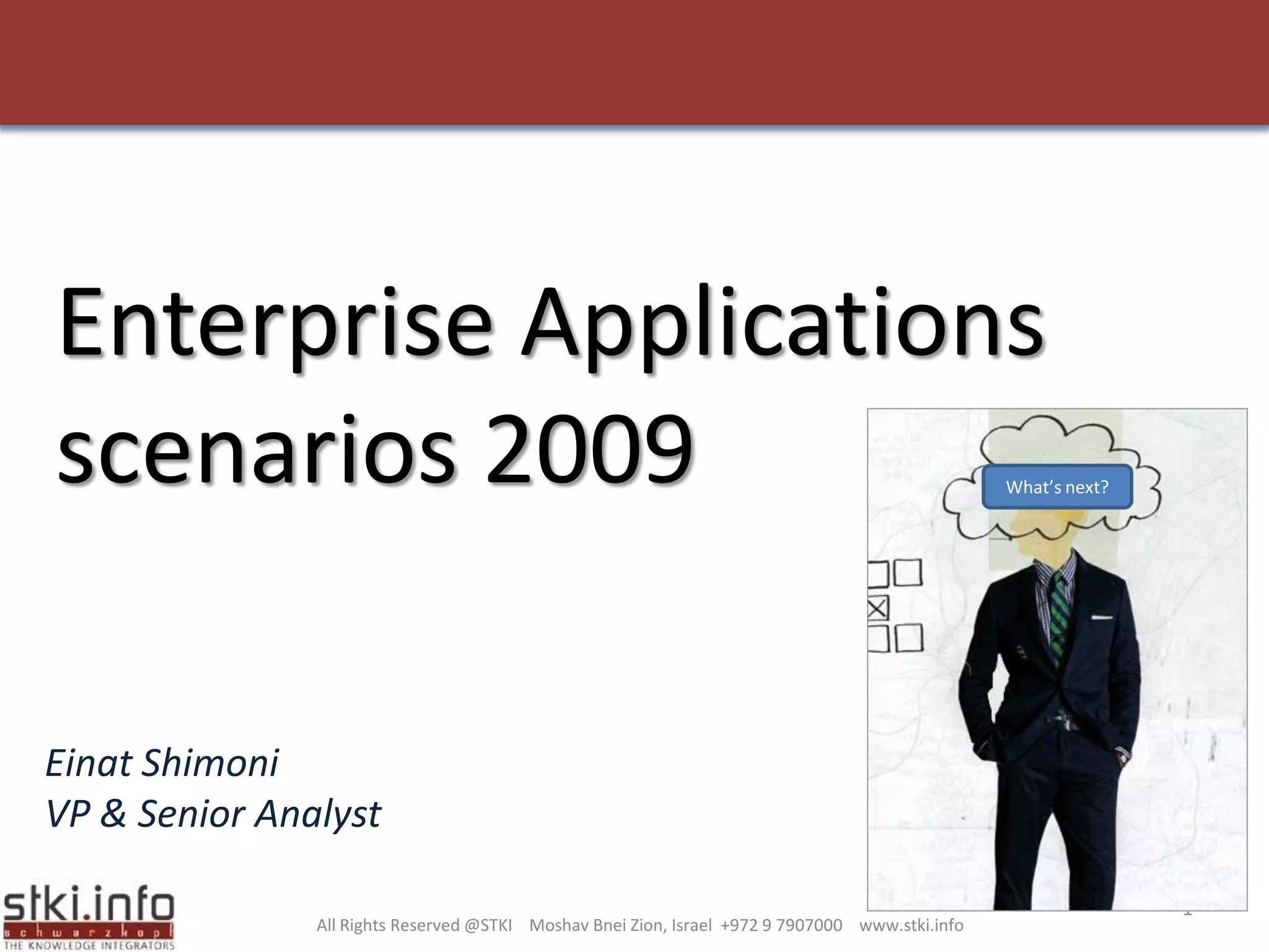 Enrterprise Apps Cio Summit 2009pdf