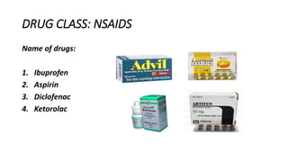 Nsaids Examples Canada NSAIDs presentation | PPTX