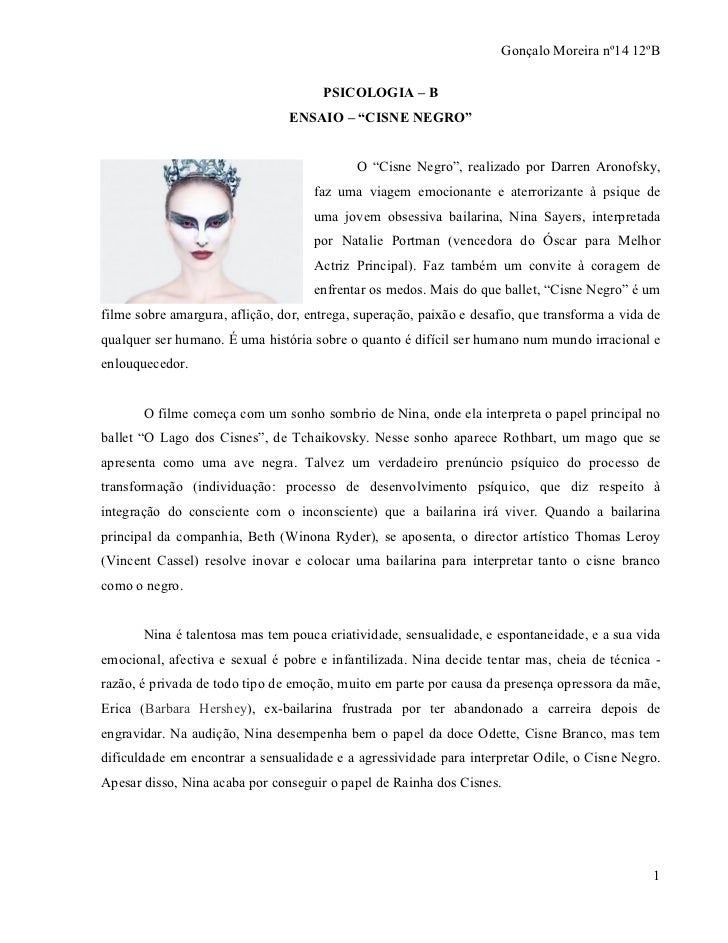 Ensaio psicologia