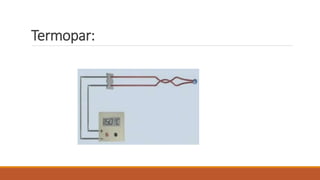 Termopar:
 