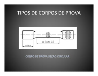 TIPOS DE CORPOS DE PROVA

 