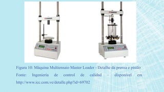 Figura 10: Máquina Multiensaio Master Loader - Detalhe da prensa e pistão
Fonte: Ingeniería de control de calidad – disponível em
http://www.icc.com.ve/detalle.php?id=69702
 