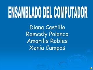 Diana Castillo
Ramcely Polanco
Amarilis Robles
 Xenia Campos
 