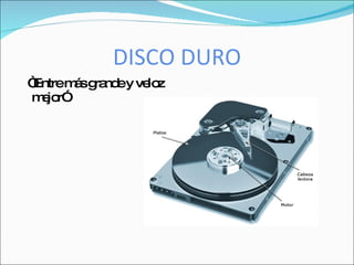 DISCO DURO
“
Entrem sg nd y ve z
       á ra e    lo
m jo
  e r”
 