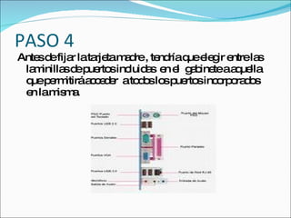 PASO 4
Ante d fija lata tam d , te ríaq e g e
    s e r       rje a re nd     ue le ir ntrelas
 la inilla d p rto inc a e e g b teaa ue
   m      s e ue s luid s n l a ine       q lla
 q p rm
  ue e itiráa c d r ato o lo p rto inc rp ra o
               cee     d s s ue s o o d s
 e lam m .
  n     is a
 