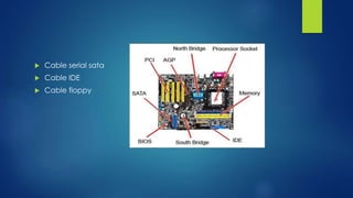  Cable serial sata
 Cable IDE
 Cable floppy
 