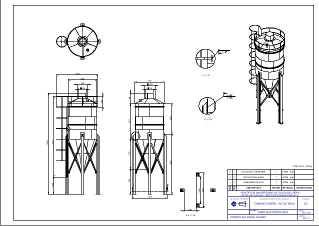 PLANO DE SILO - ESTRUCTURA METALICA