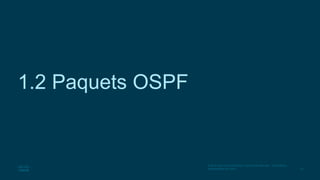 20
© 2016 Cisco et/ou ses filiales. Tous droits réservés. Informations
confidentielles de Cisco
1.2 Paquets OSPF
 