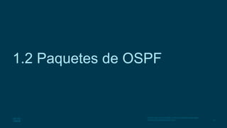 20
© 2016 Cisco y/o sus filiales. Todos los derechos reservados.
Información confidencial de Cisco
1.2 Paquetes de OSPF
 