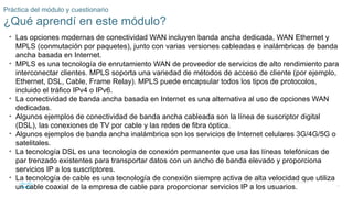 Título del Módulo: Conceptos WAN Objetivo del satisfacer los requisitos ...