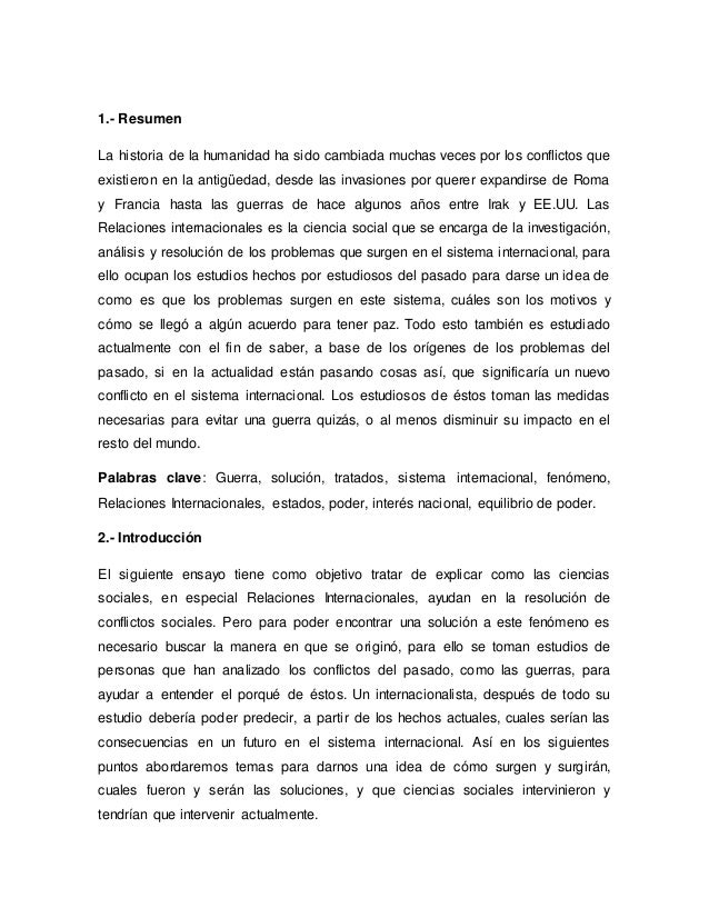 Guerra Ensayo