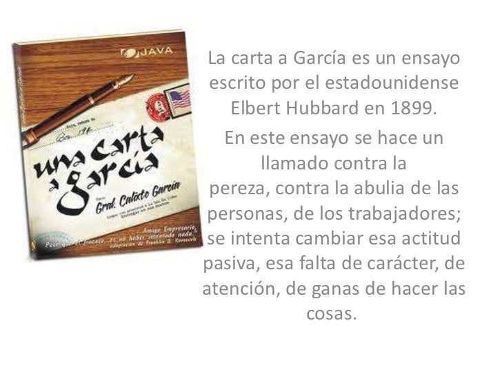 Una carta a Garcia