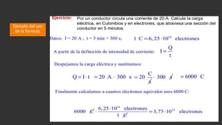 Ejemplo del uso
de la formula.
 