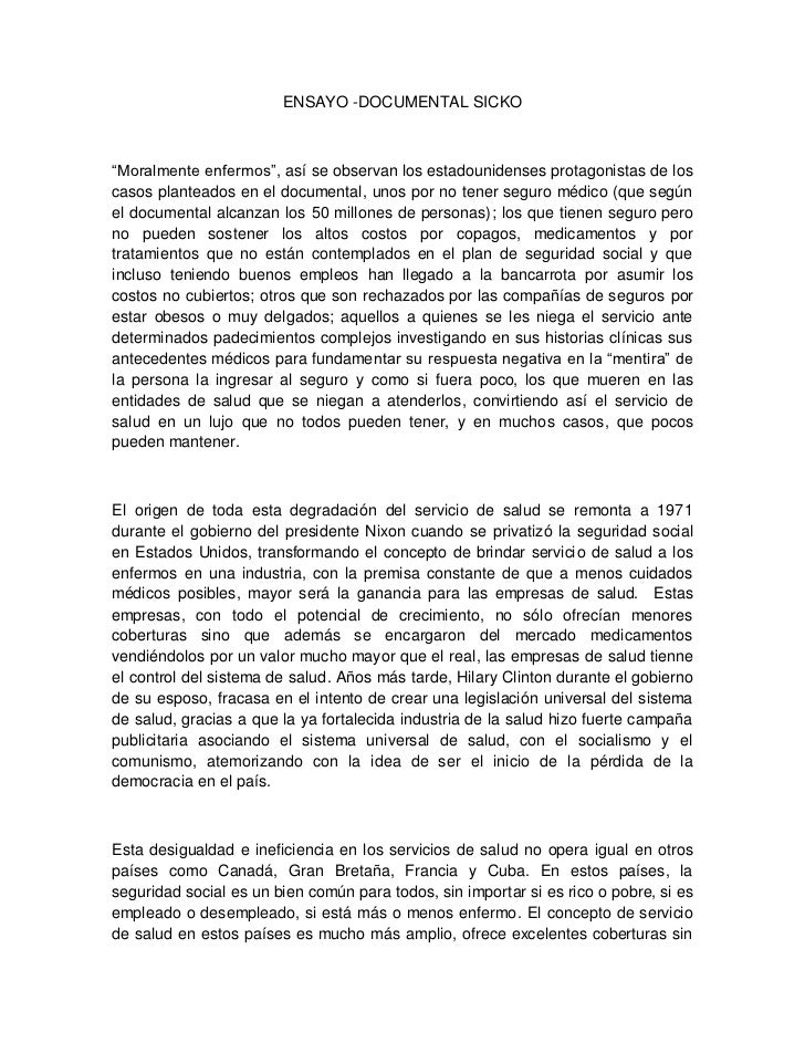 Sicko documentary analysis image