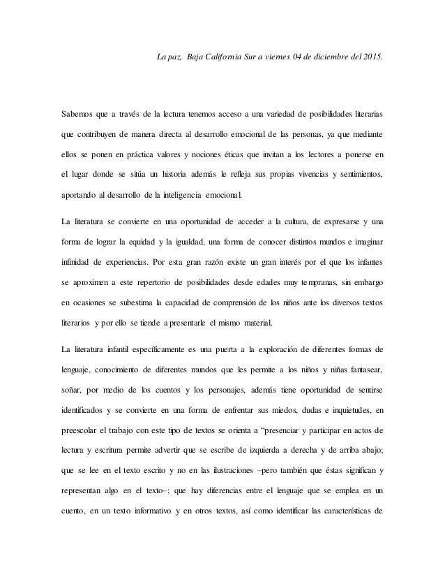 Ensayo literatura