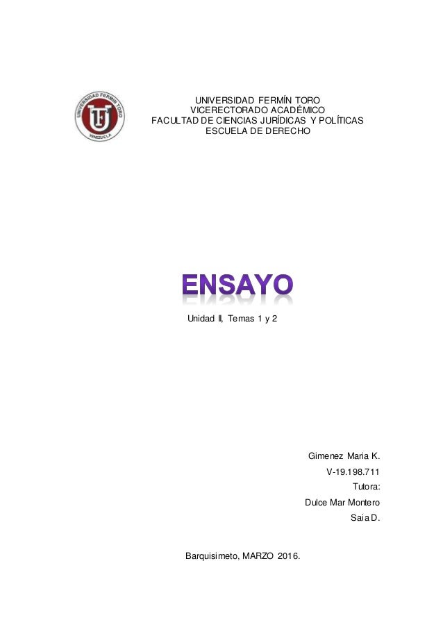 Ensayo ambiental con portada.