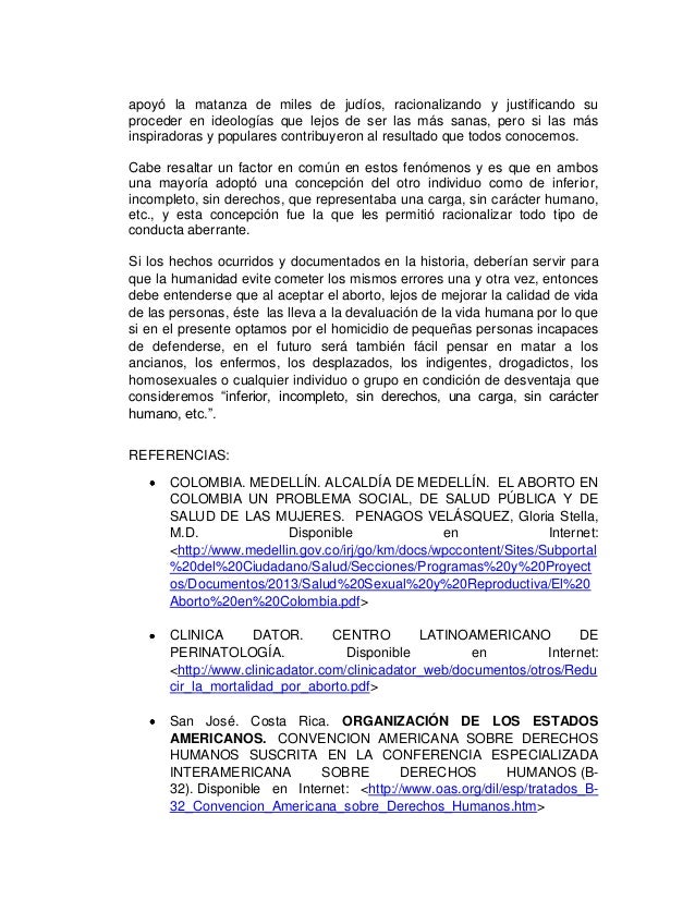 Ensayo Argumentativo en contra del aborto