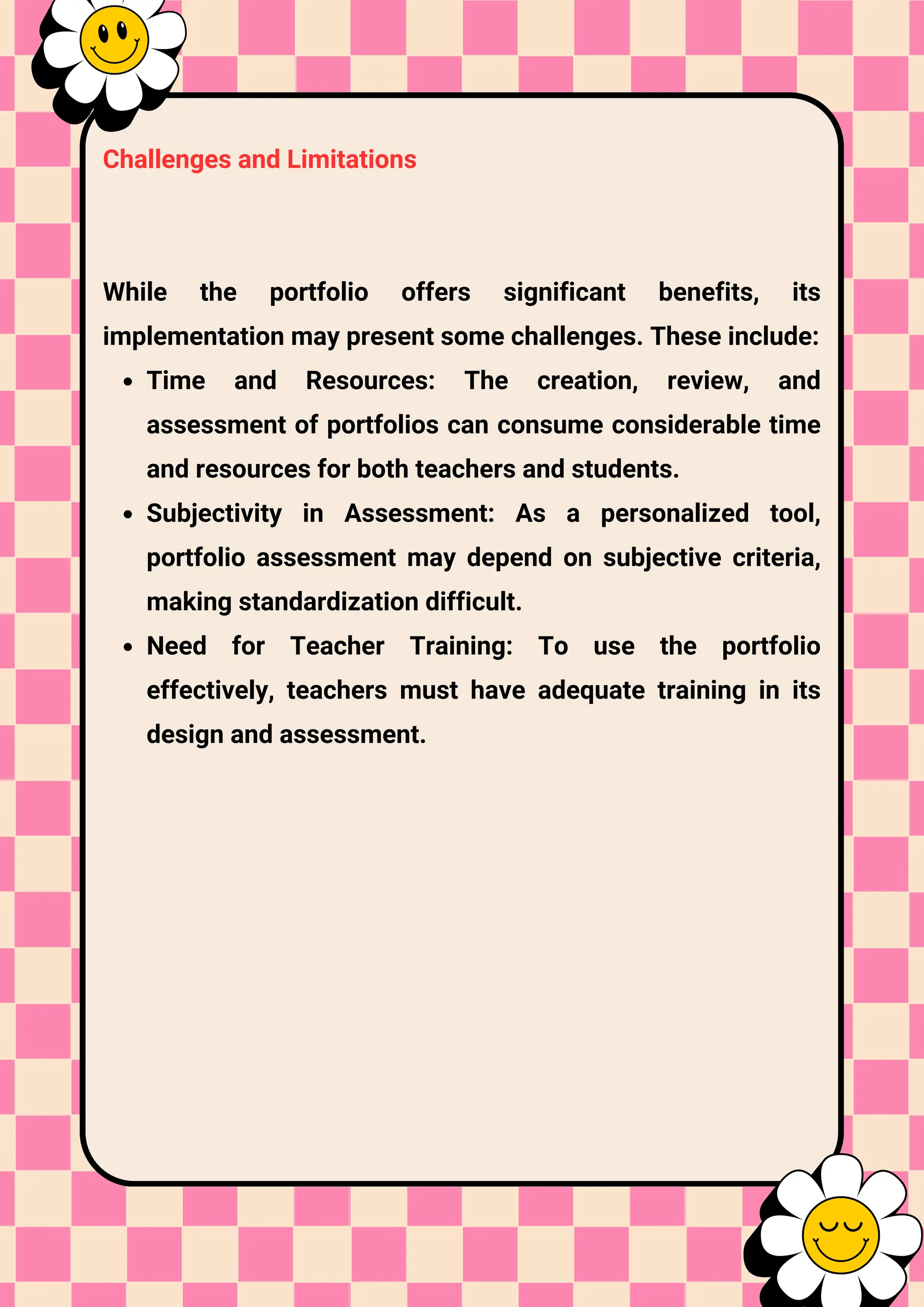 The Portfolio. Learning, Competencies and Evaluation | PDF