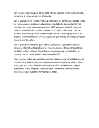 Ensayo Teléfono Móvil.