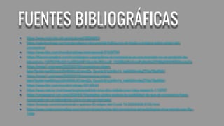 FUENTES BIBLIOGRÁFICAS
● https://www.ncbi.nlm.nih.gov/pubmed/32064853
● https://saludconlupa.com/comprueba/un-documental-trafica-con-el-miedo-y-engana-sobre-origen-del-
coronavirus/
● https://www.bbc.com/mundo/noticias-internacional-51938799
● https://theconversation.com/murcielagos-y-pangolines-el-coronavirus-es-una-zoonosis-no-un-producto-de-
laboratorio-135753?fbclid=IwAR2jdXE1QumIku5WJuuE_H2GBk0ZyVbcwPgNgIXisDT9MpDiN0WDGexdgCg
● https://nmas1.org/news/2020/03/19/coronavirus-origen-
labs?fbclid=IwAR2rzUUDHR0KL8CdmdZs_Quoi3r3j1z3r8fo14_IwMQWro9xZT5leTBaRMU
● https://nmas1.org/news/2020/03/19/coronavirus-origen-
labs?fbclid=IwAR2rzUUDHR0KL8CdmdZs_Quoi3r3j1z3r8fo14_IwMQWro9xZT5leTBaRMU
● https://www.bbc.com/mundo/noticias-52140543
● https://www.nature.com/news/engineered-bat-virus-stirs-debate-over-risky-research-1.18787
● https://cnnespanol.cnn.com/2020/04/16/estados-unidos-explora-la-posibilidad-de-que-el-coronavirus-haya-
comenzado-en-un-laboratorio-chino-no-en-un-mercado/
● https://bolavip.com/otros/Animal-o-quimico-El-origen-del-Covid-19-20200406-0102.html
● https://www.redaccionmedica.com/virico/noticias/teorias-del-coronavirus-arma-biologica-virus-remoto-con-5g--
1369
 