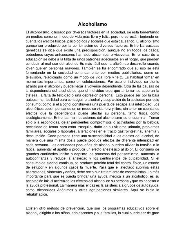 He vencido el alcoholismo