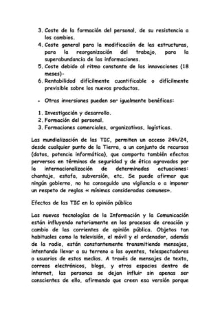 Ensayo de las tics
