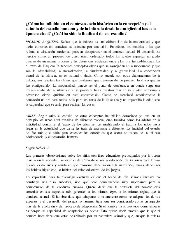 Ensayo de psicología