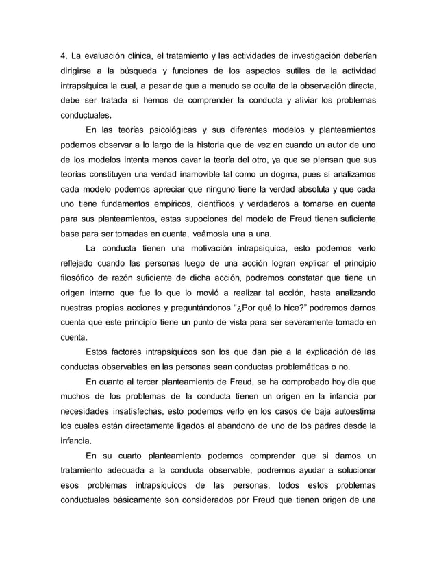Ensayo de psicologia clinica. Ensayo de psicologia clinica.