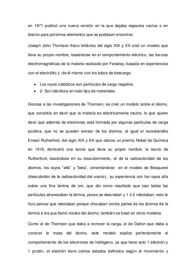 Ensayo De Quimica
