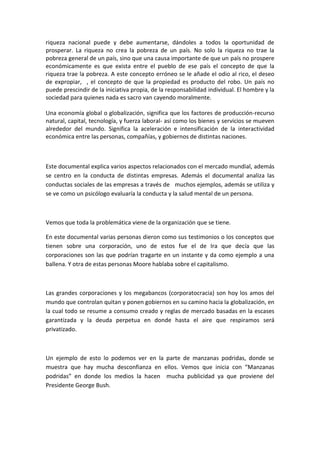 Ensayo de tics y la globalización