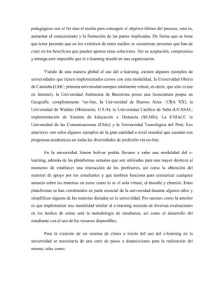 Ensayo e learning | DOCX