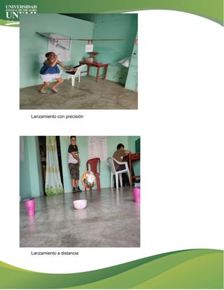 Lanzamiento con precisión
Lanzamiento a distancia
 