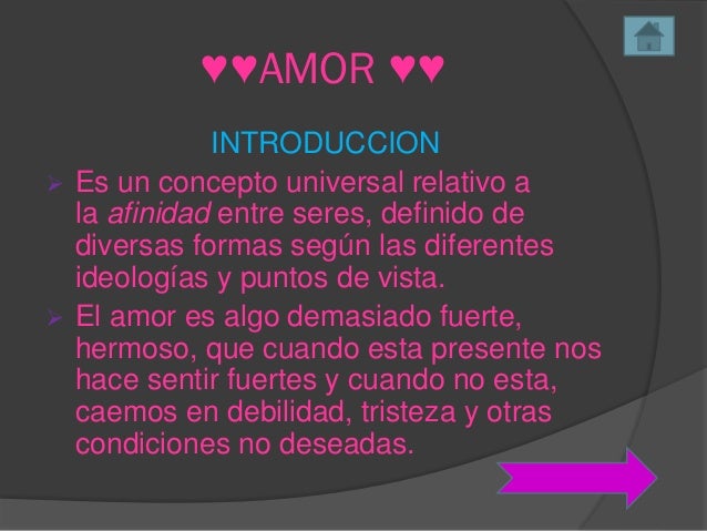 Ensayo el amor