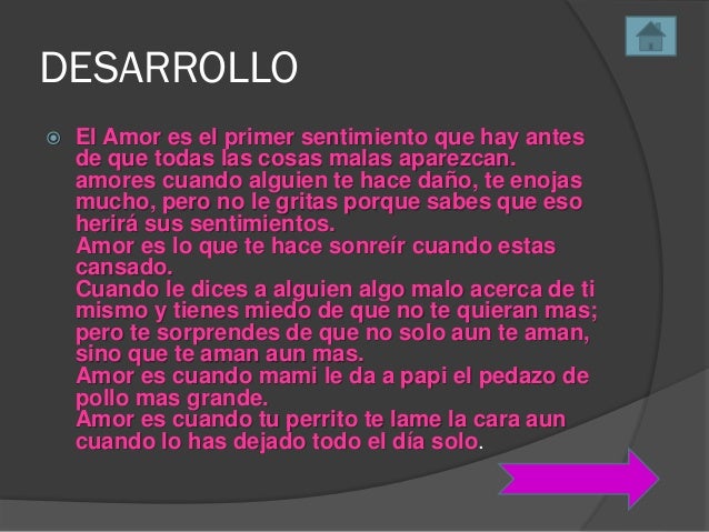 Ensayo el amor
