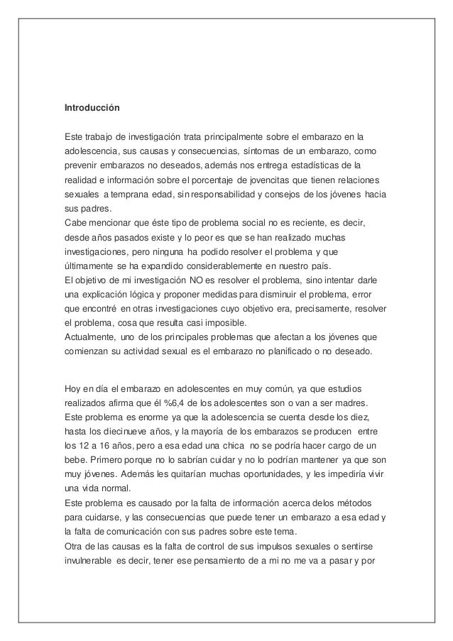 Ensayo De Embarazo