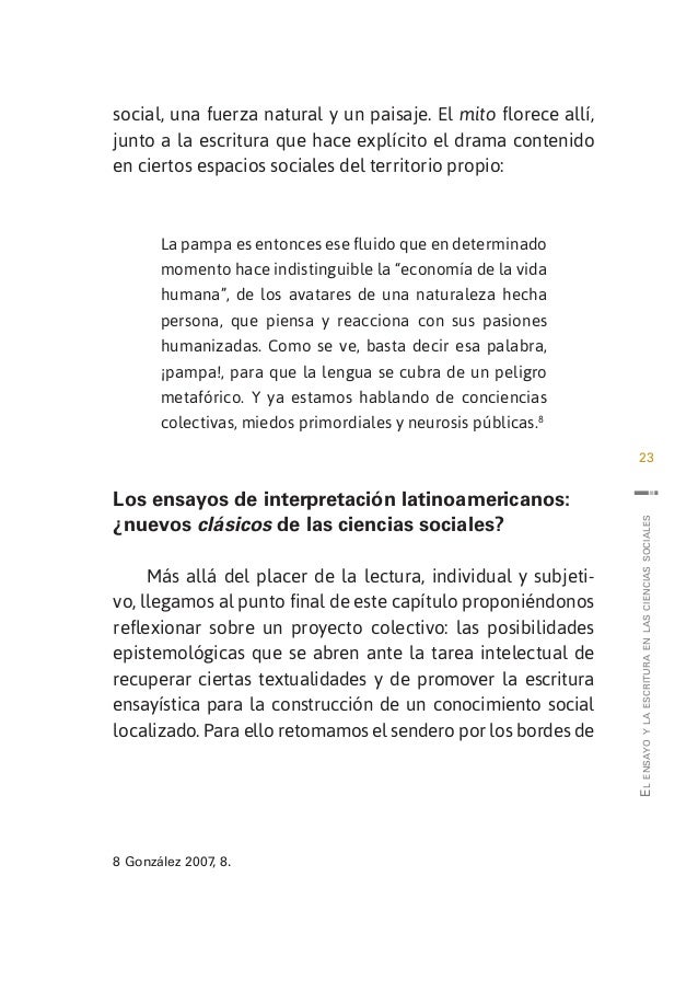 Ensayo En Ciencias Sociales - 