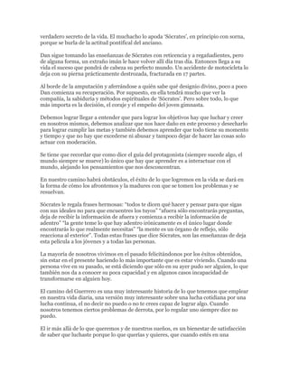Ensayo en la pelicula el camino del guerrero | DOCX