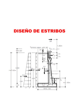 DISEÑO DE ESTRIBOS
 