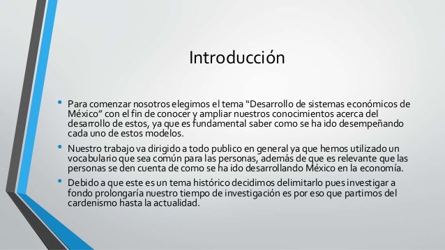 Modelos Económicos de México