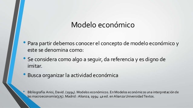 Modelos Económicos de México
